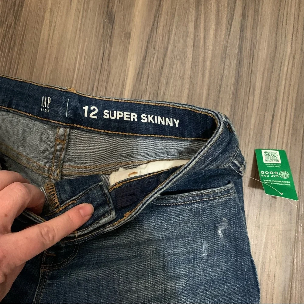 Gap jeans bundle super skinny sz girls 12